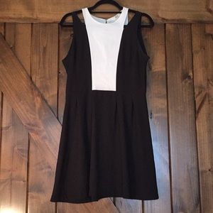Fun black and white tank dress